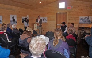 25. gathering in barn